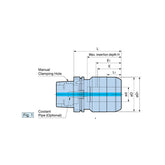 Complete Contact With The Nut And Body.  High Rigidity Equal To Integration With The Machine  Spindle A100 Type - Big-tools Industrial Supply Tools for Metal Cutting